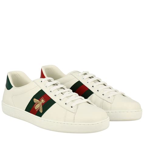 white gucci trainers mens|Gucci white platform sneakers.